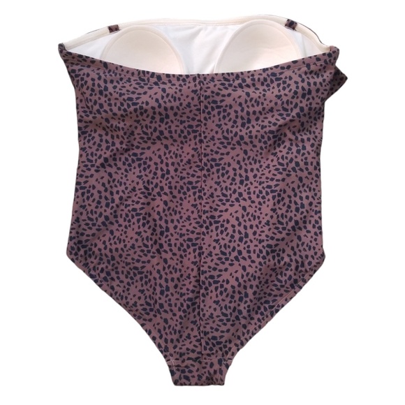 Kona Sol Animal Print Flounce One Piece Swimsuit Size 14W‎ NWOT - Picture 9 of 14